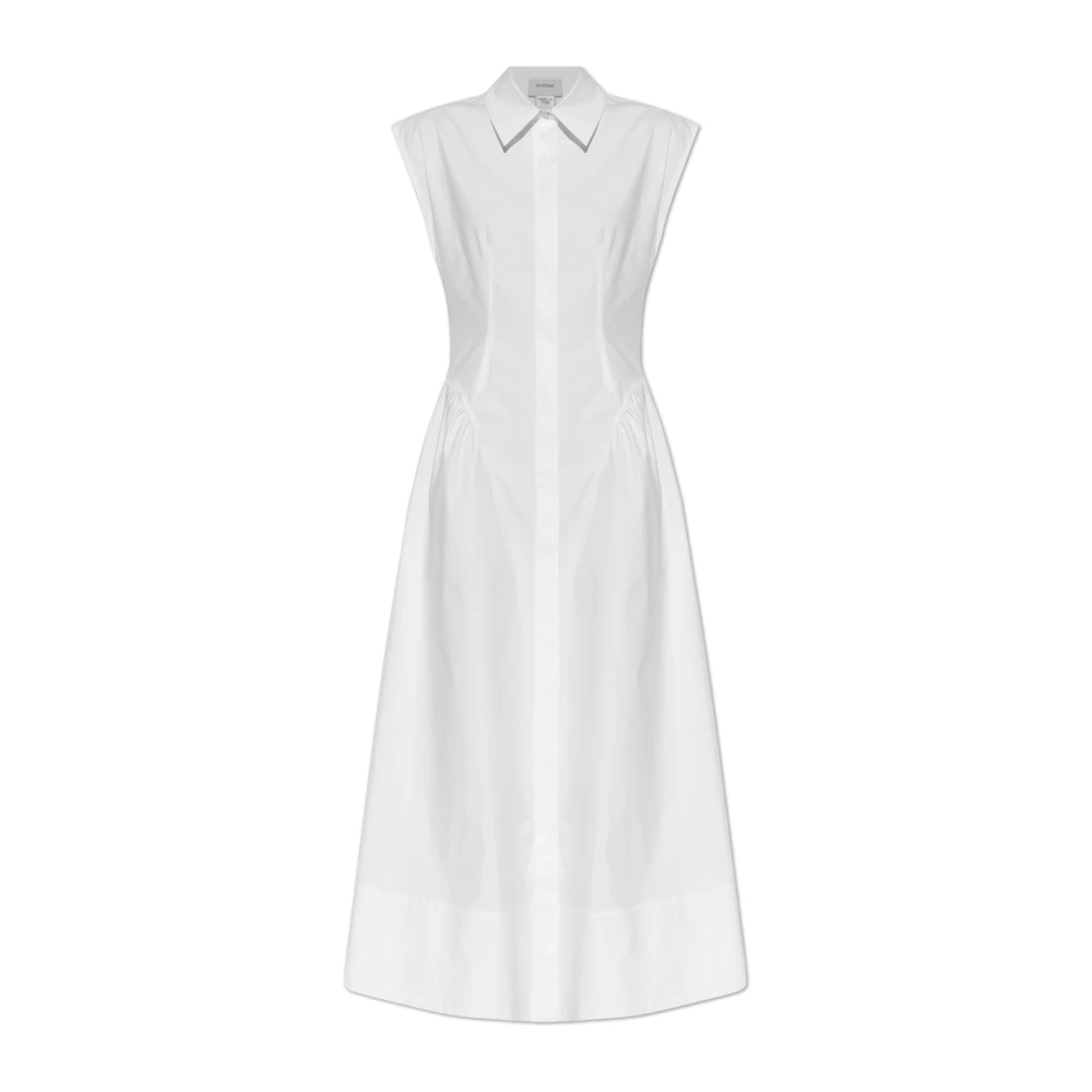 SPORTMAX Katoenen jurk 'Fabiana' White Dames