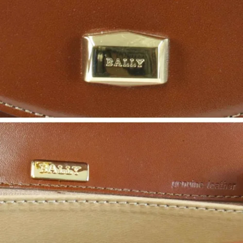 Bally Pre-owned Leather handbags Brown Dames
