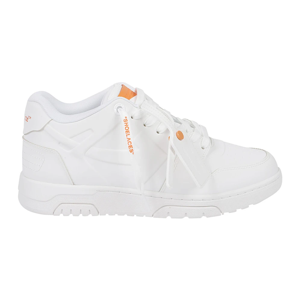 Off White Women's White Off Sneakers, 6 Uk, Out Of Office Molded Trainers