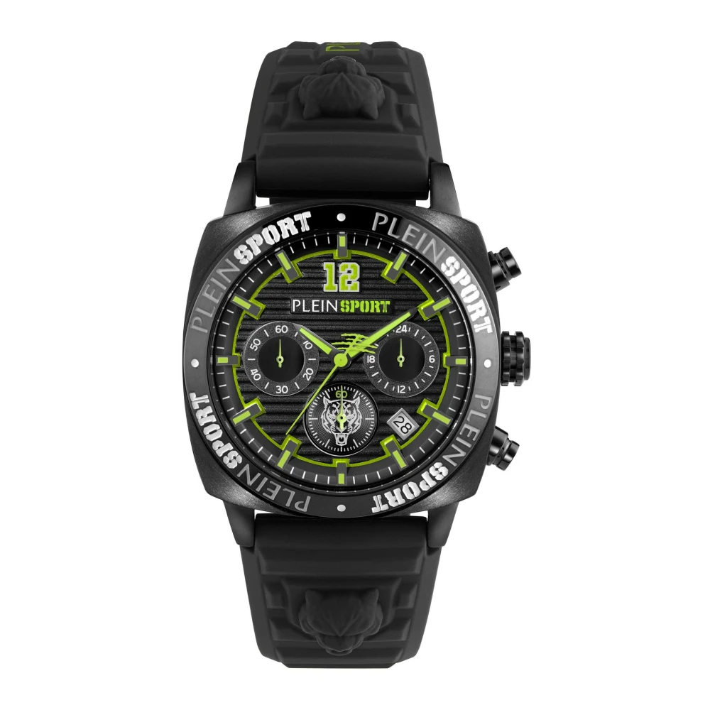Philipp Plein Men's Black Watches, One Size, Wildcat Chrono