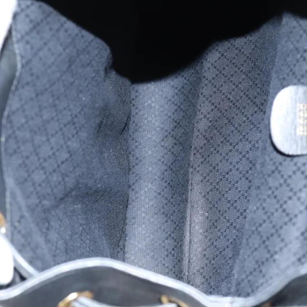 Gucci Vintage Pre-owned Leather backpacks Black Dames