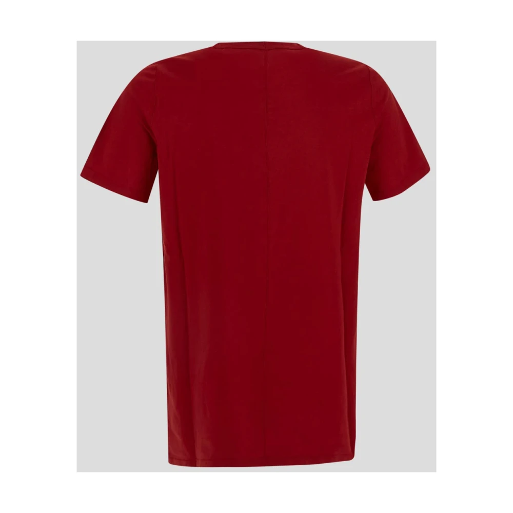 Rick Owens Level T-Shirt van katoen Red Heren