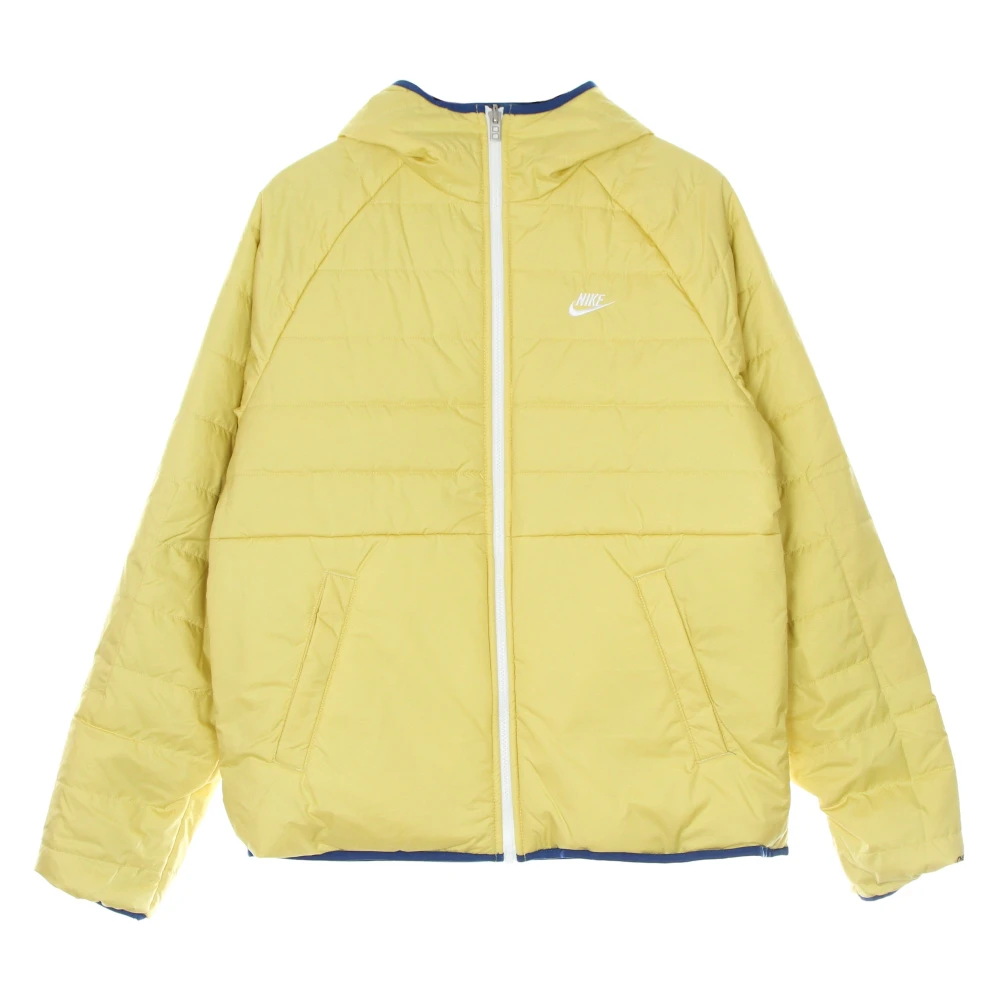 Nike Omkeerbare waterafstotende capuchonjas Blue Heren