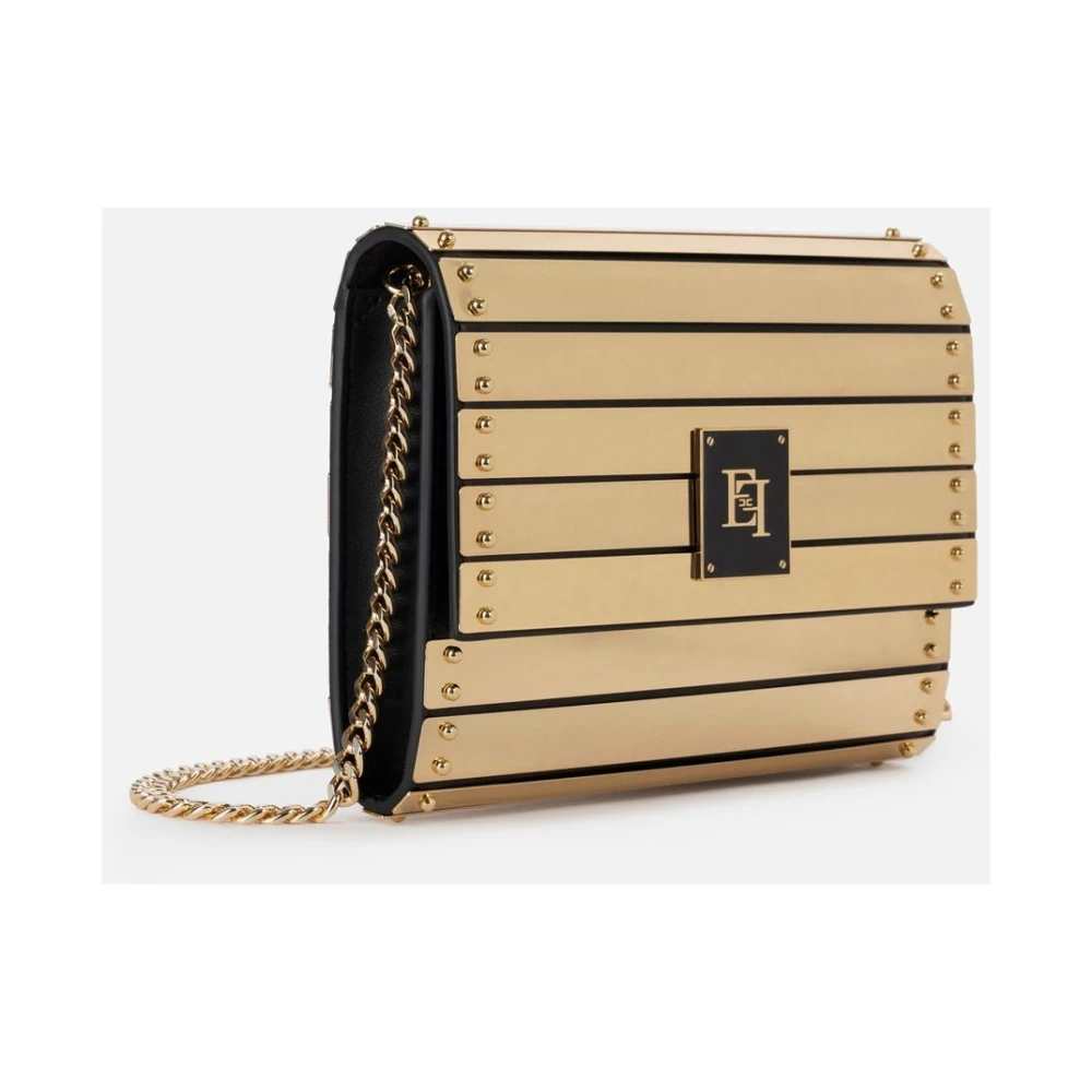 Elisabetta Franchi Metalen Tas Accessoires Black Dames