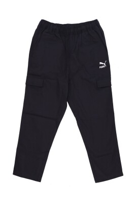 black-woven-cargo-trousers