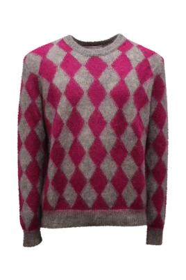 Q6886 Maglione Mohair Blend Sweater