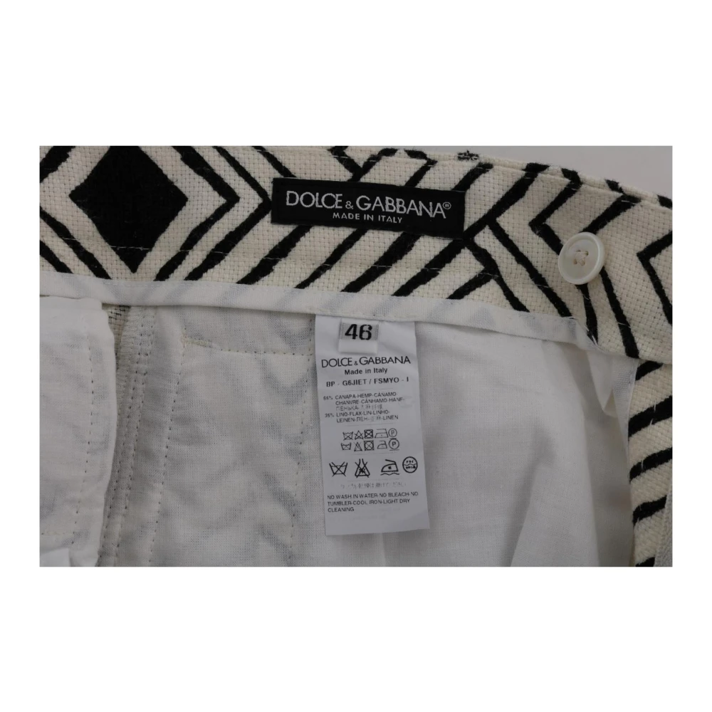 Dolce & Gabbana Gestreepte Casual Shorts Black Heren