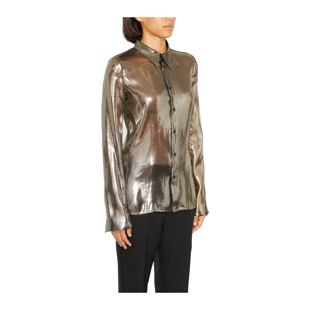Sapio Zijden Shirt N16 Yellow Dames