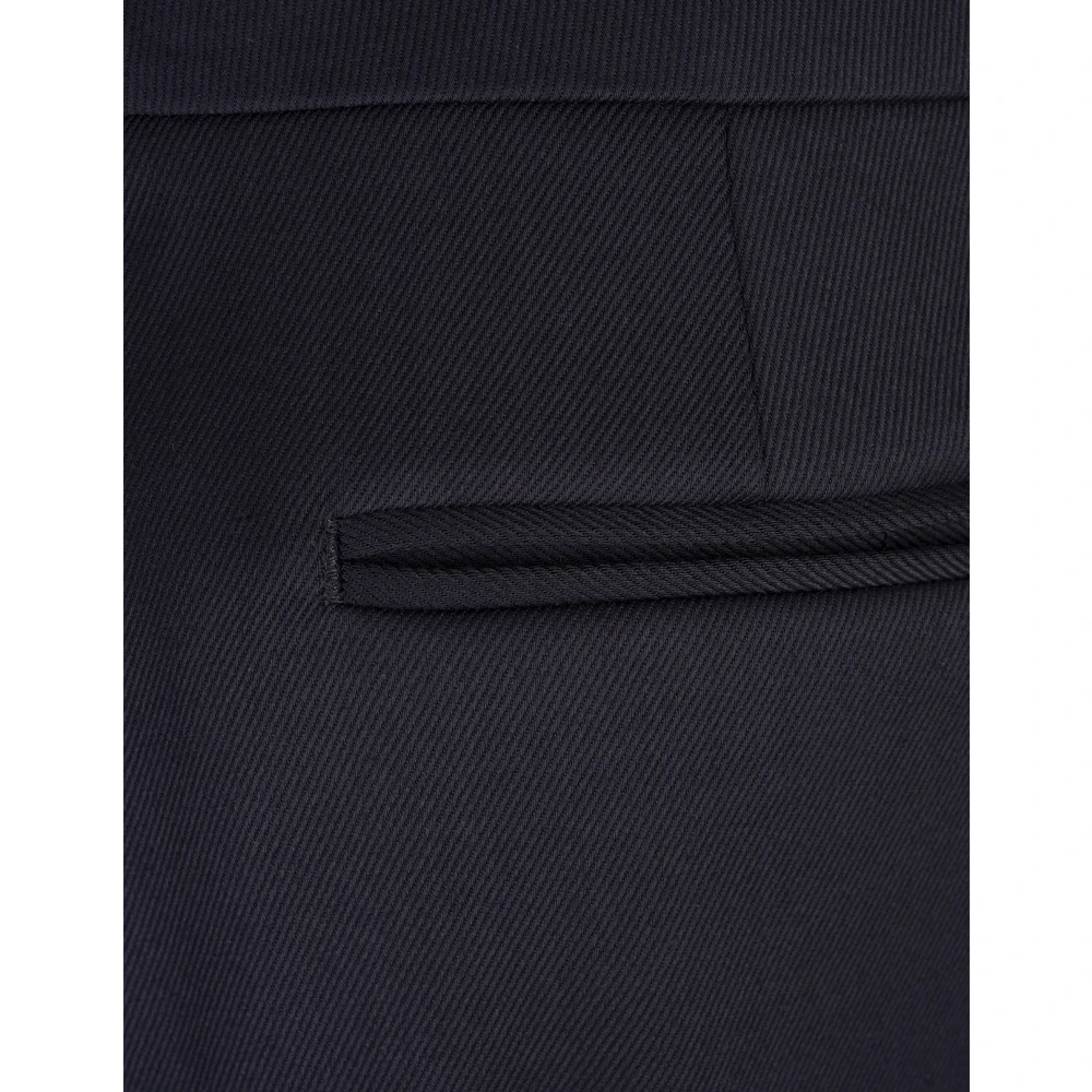 ETRO Blauwe Cropped Cigarette Broek Blue Dames