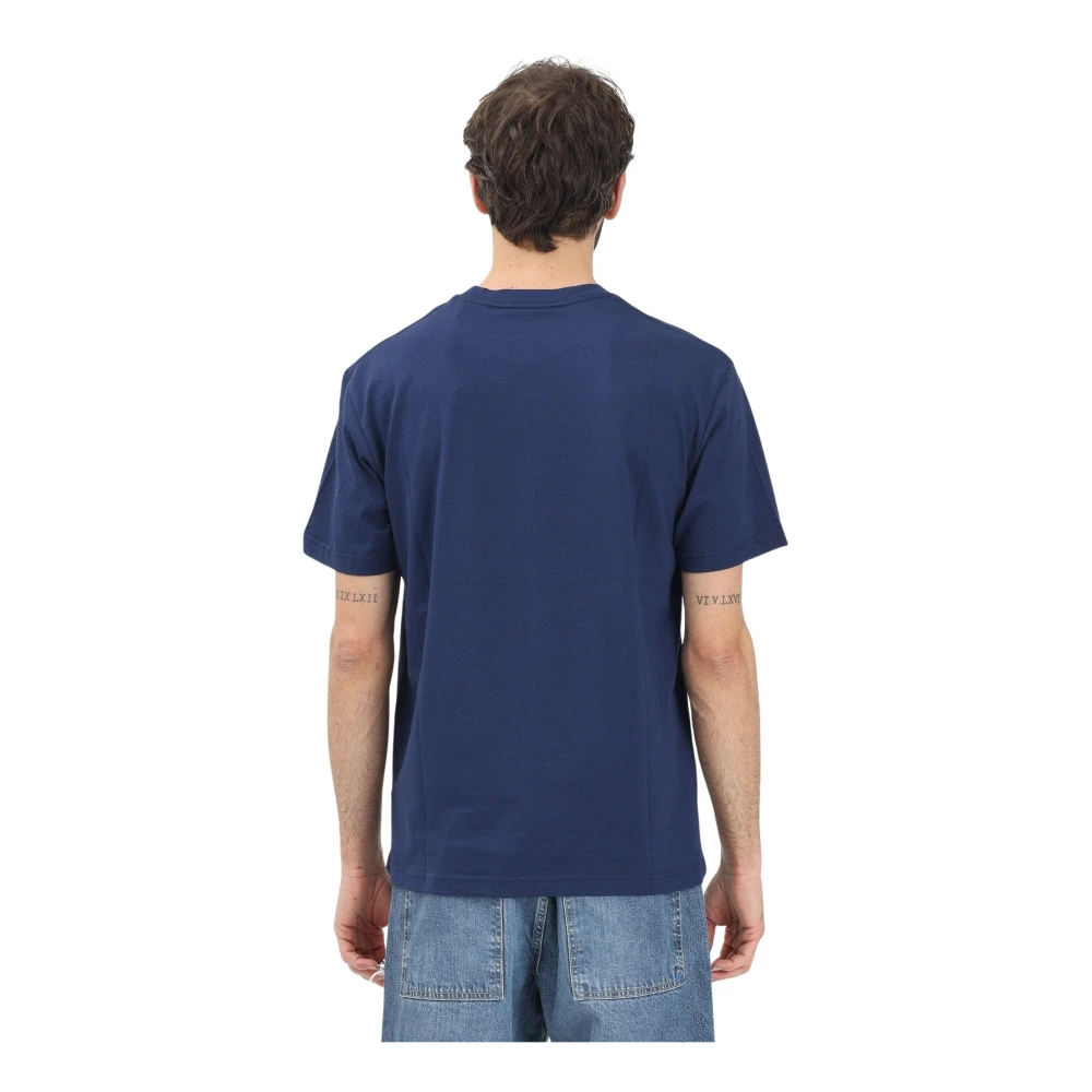 Just Cavalli Blauw T-shirt met bedrukt logo Blue Heren