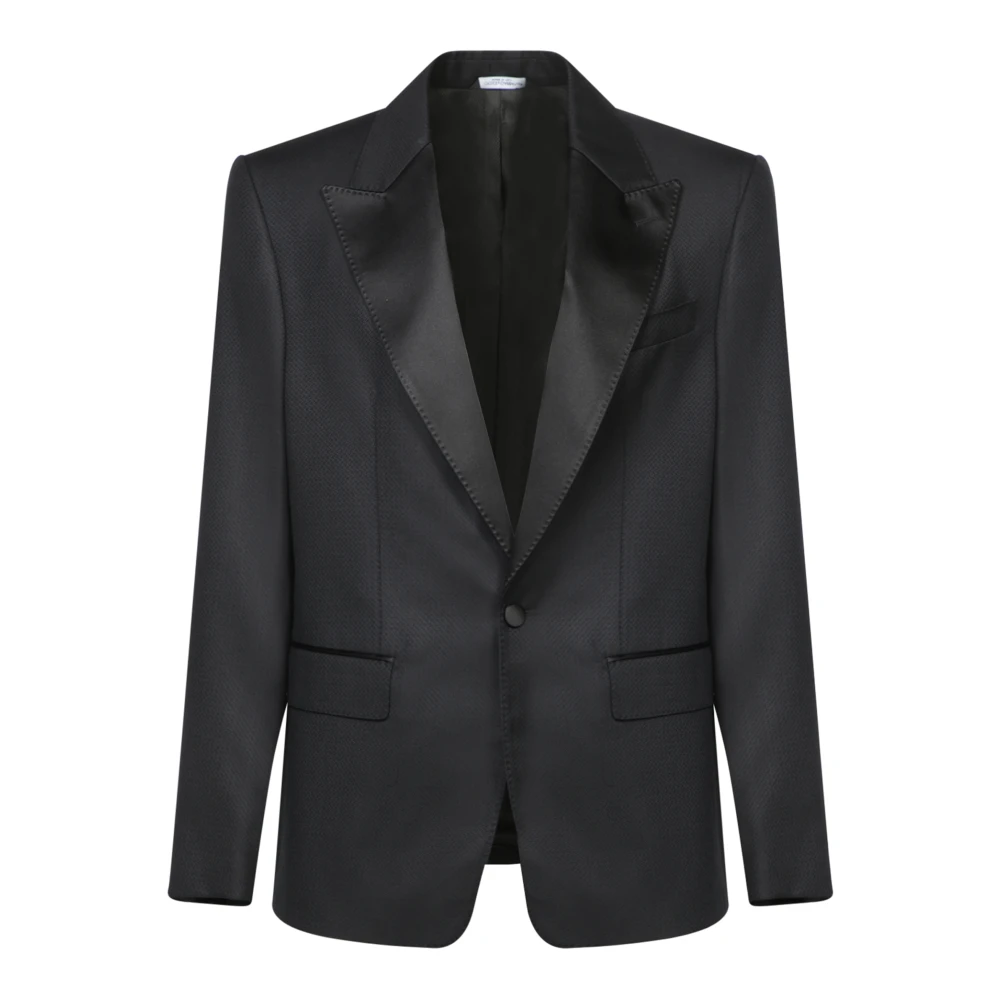 Dolce & Gabbana Zwart Tweedelig Pak Elegante Stijl Black Heren
