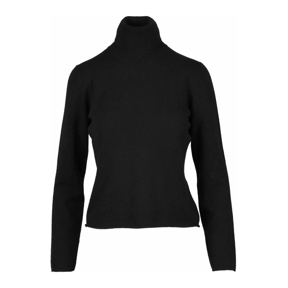 Gran Sasso Kasjmier Gebreide Trui Black Dames