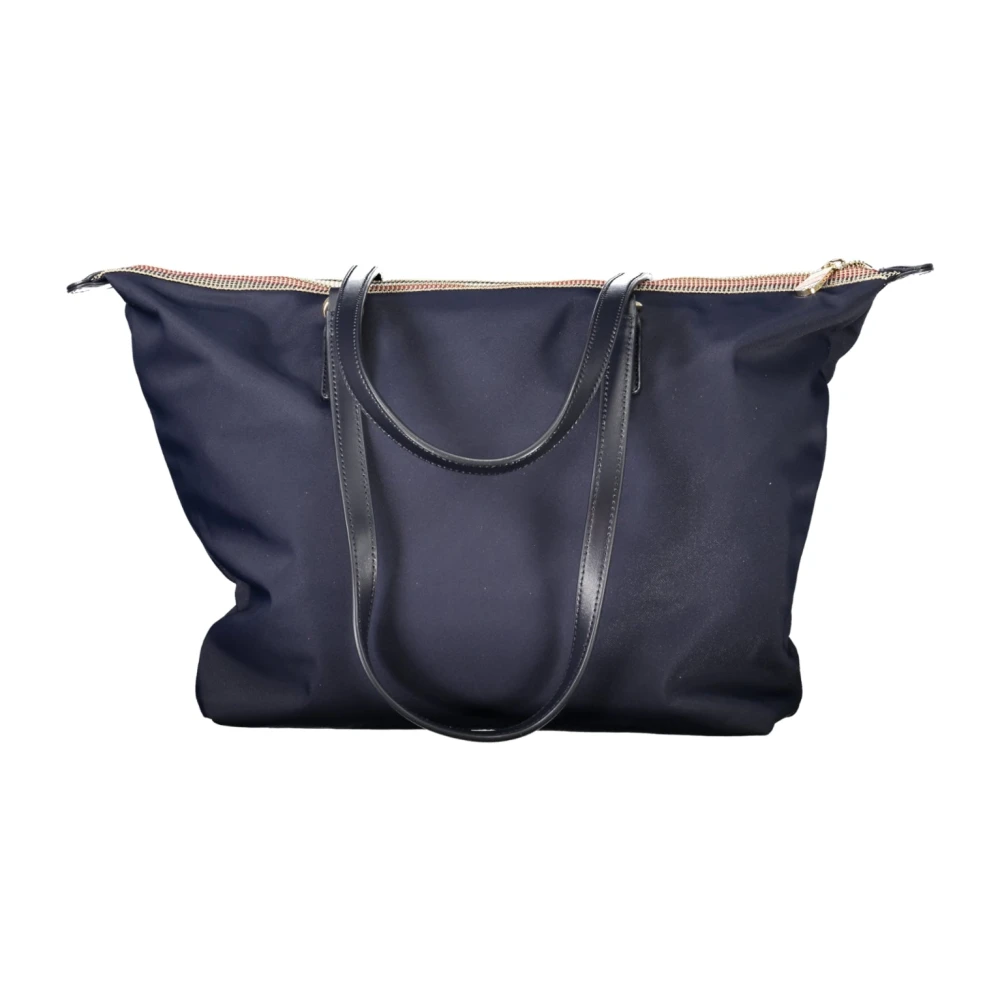 Tommy Hilfiger Blauwe Schoudertas met Ritssluiting Blue Dames