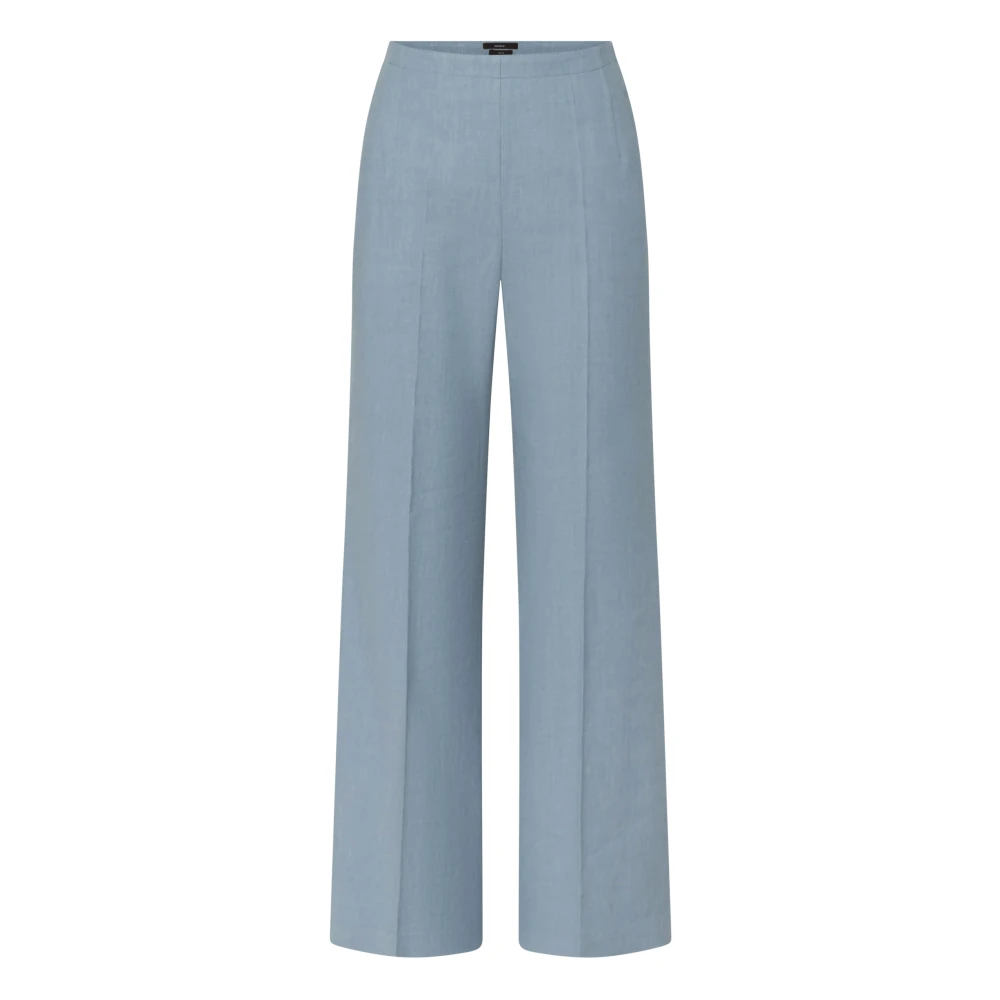Windsor Women's Blue Wide Trousers, L, Dhe628 10017384