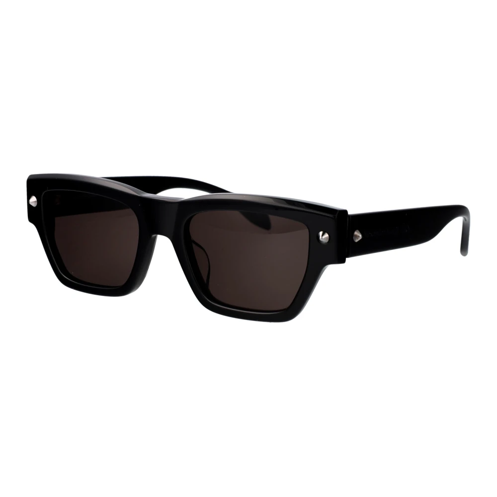 Alexander McQueen Stiliga solglasögon Am0409S Black, Herr