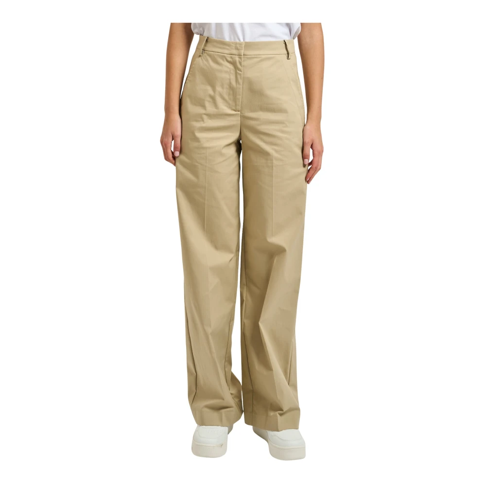 Patrizia Pepe Mujer Beige Pantalones, Talla: L