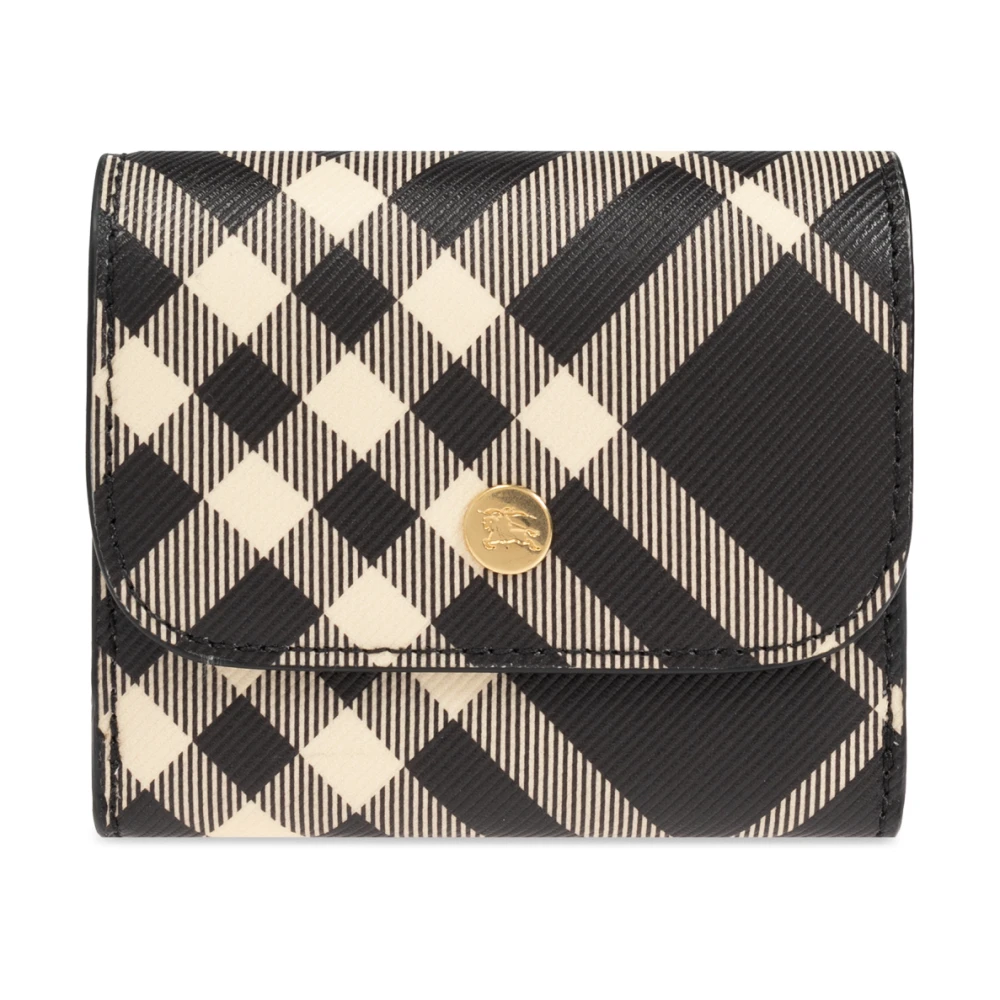 Burberry Portemonnee met ruitpatroon Black Dames