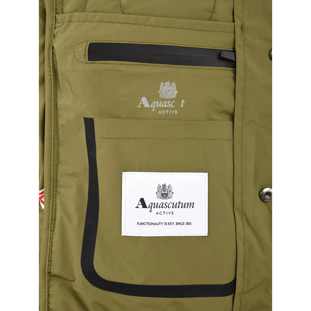 Aquascutum Vests Green Heren