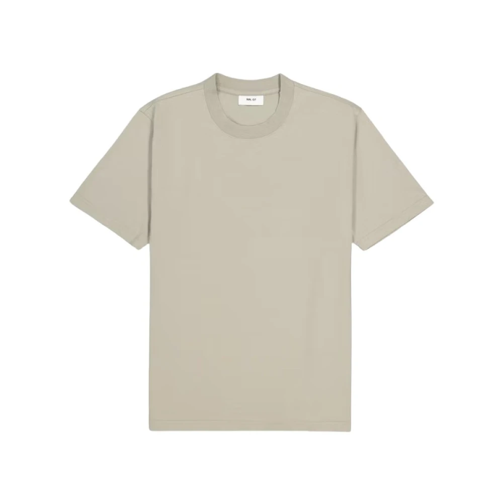 Nn07 Casual T-shirt van Pima-katoen Beige Heren