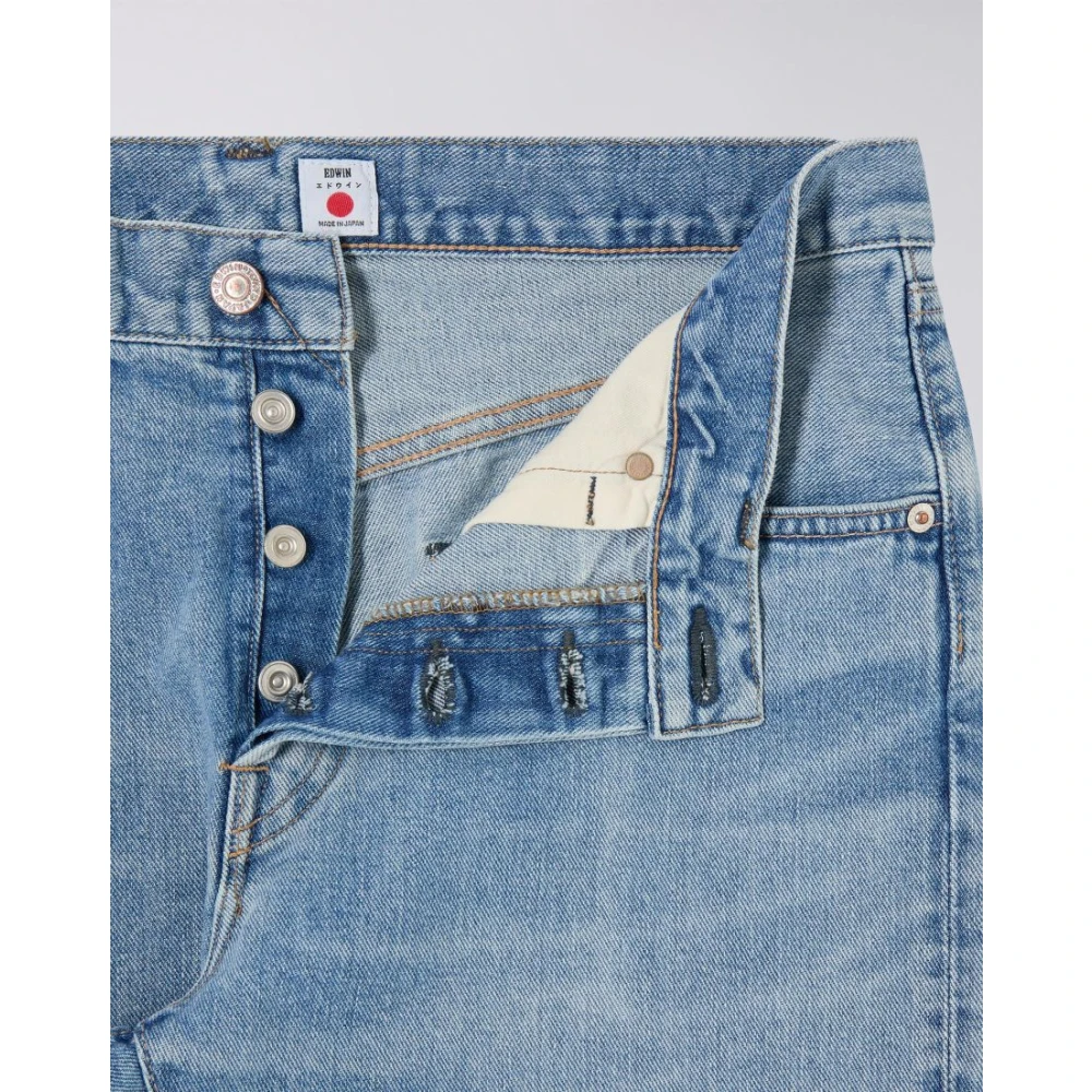 Edwin Slim Tapered Blauwe Jeans Blue Heren