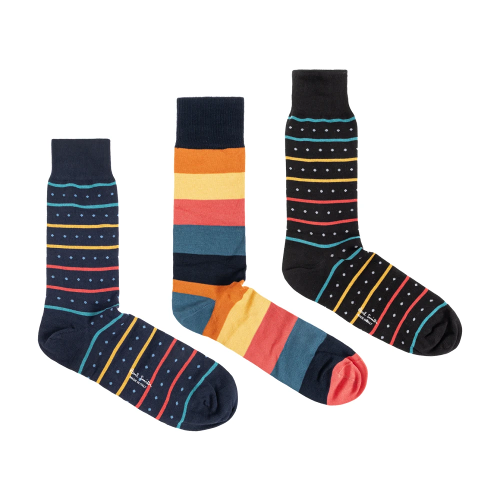 Paul Smith Driepak katoenen sokken Multicolor Heren