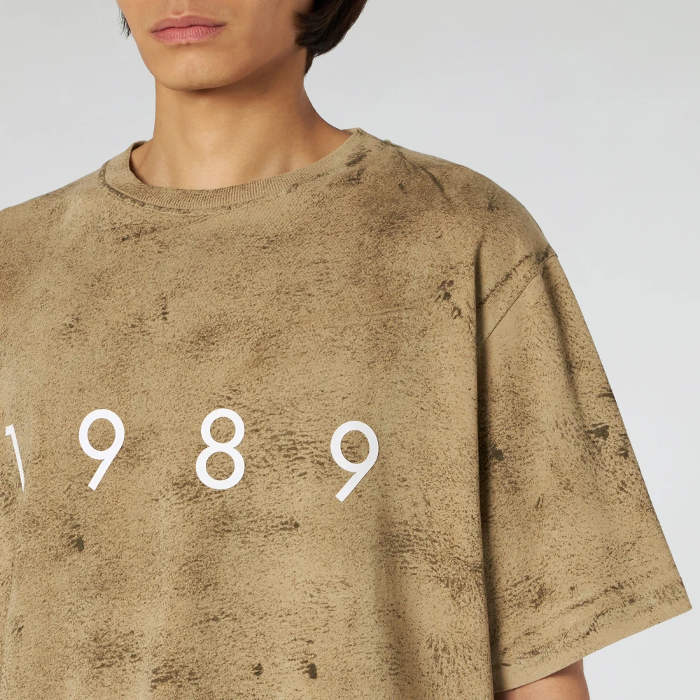 1989 Studio Korte mouwen ronde hals T-shirt Brown Heren