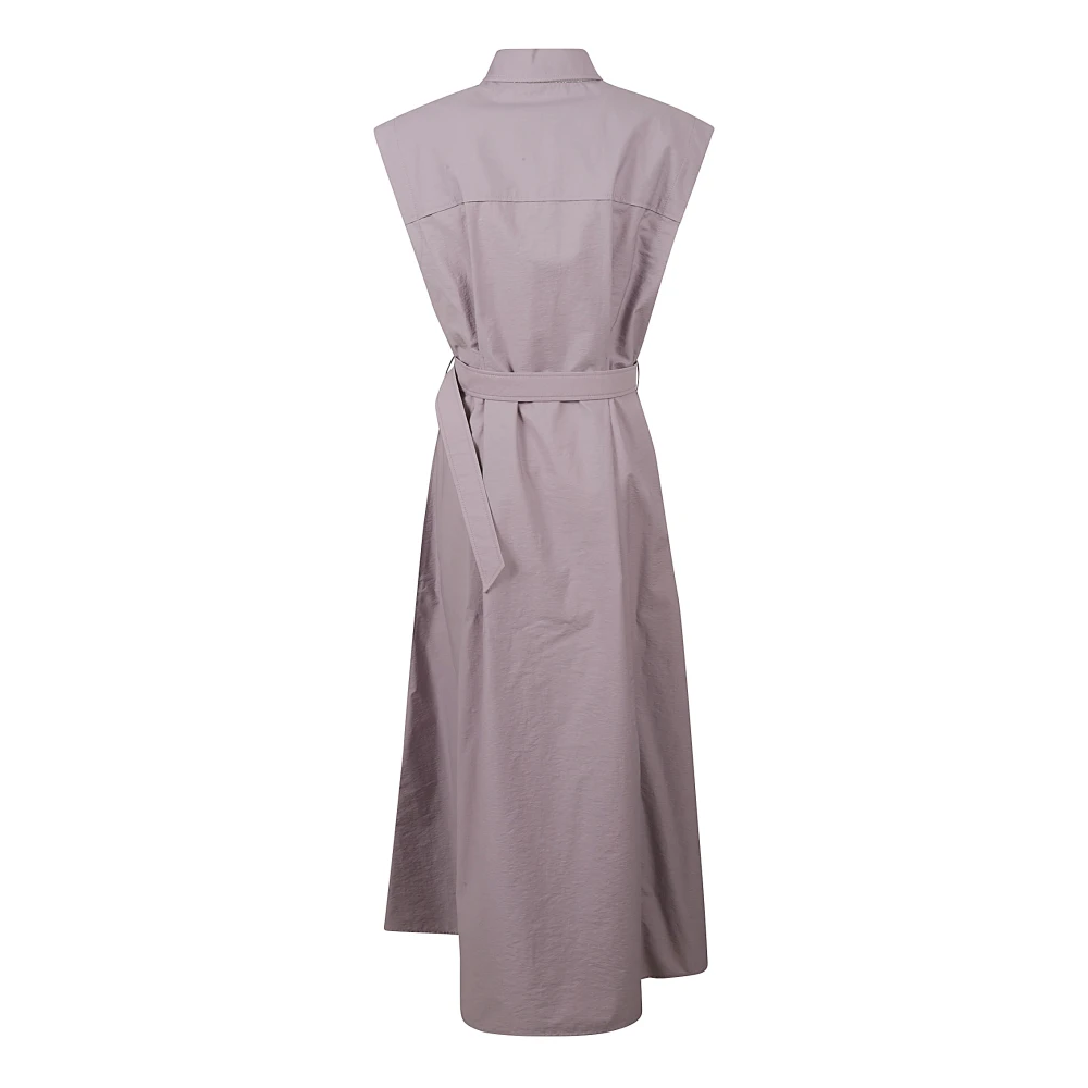 BRUNELLO CUCINELLI Elegante Damesjurk Purple Dames