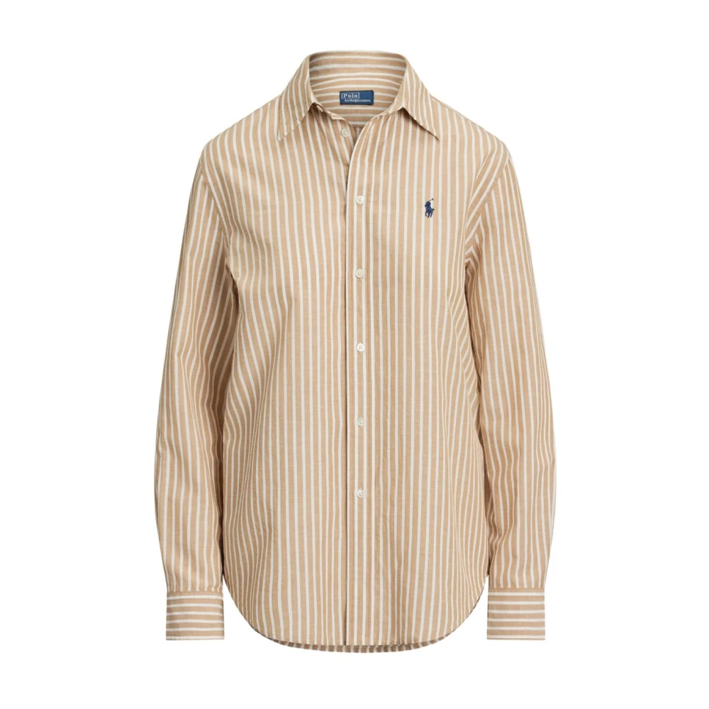 Polo Ralph Lauren Donna Beige Camicette S, New,