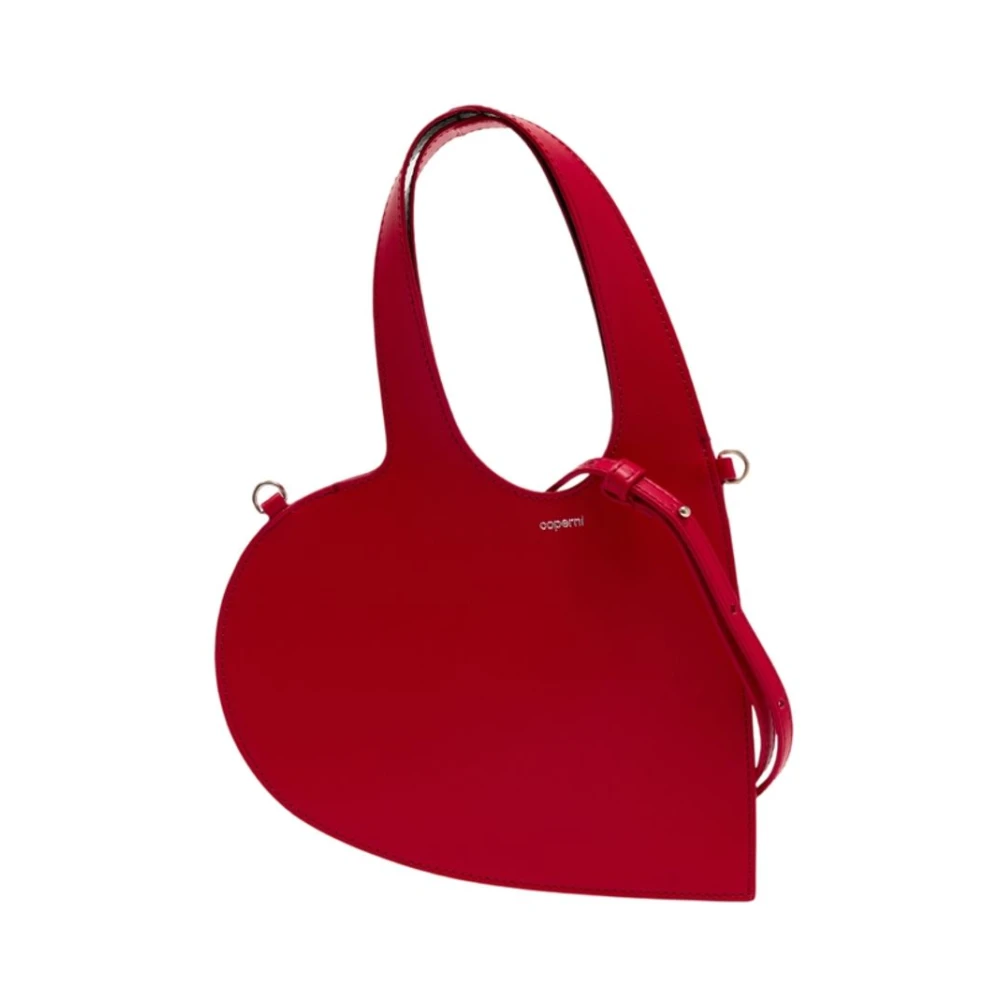 Coperni Women's Red Shoulder Bags, One Size, Mini Heart Crossbody