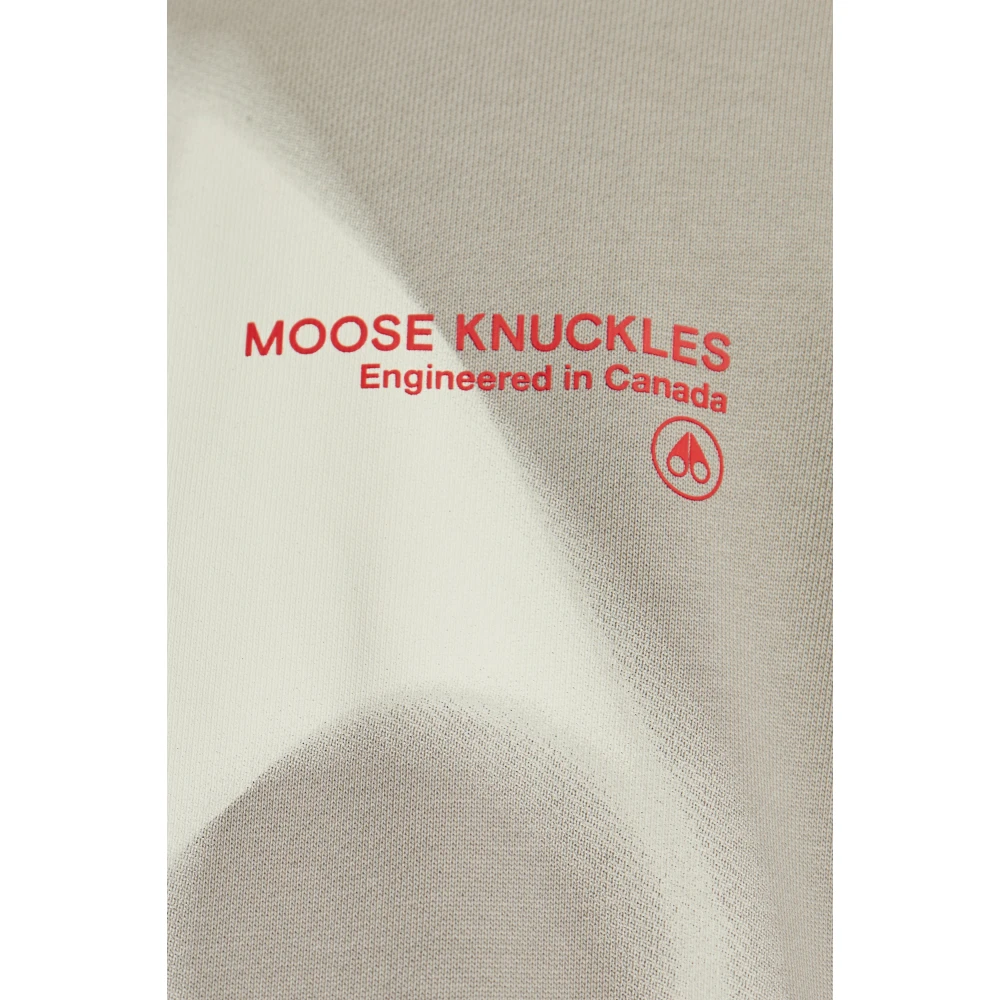 Moose Knuckles Hoodie Gray Heren