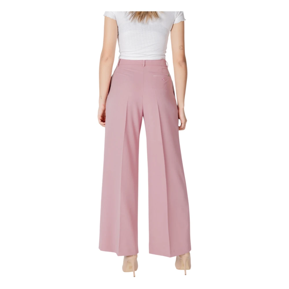 Liu Jo Elegante Palazzo Broek voor Vrouwen Pink Dames