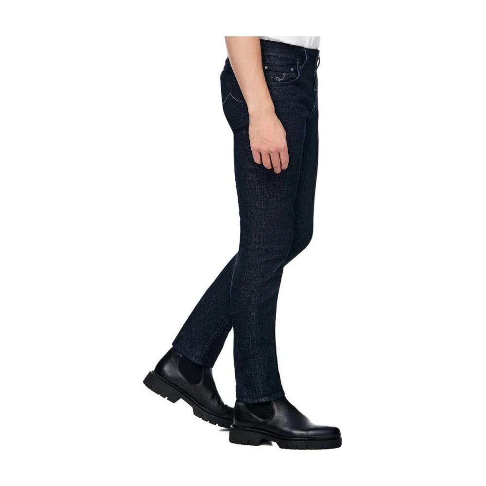 Jacob Cohën Donkerblauwe Regular Fit Jeans Blue Heren
