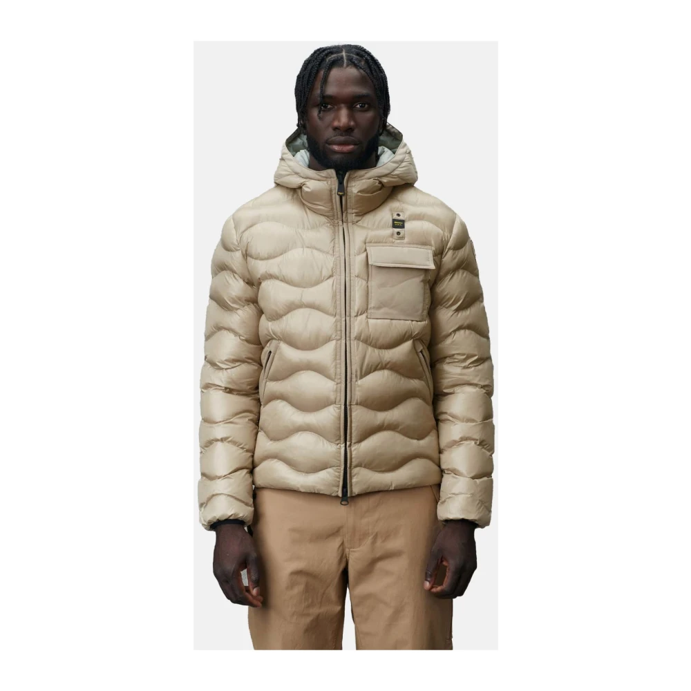 Blauer Stijlvolle Herenjas Beige Heren