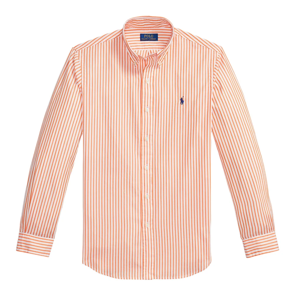 Ralph Lauren Men's Orange Classic Fit Linen Shirt - Casual Shirts - S - Shirts