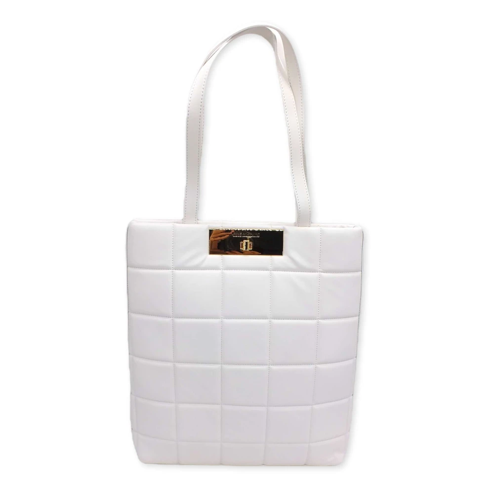 Love Moschino Donna Bianco Borse, Taglia Unica, New,