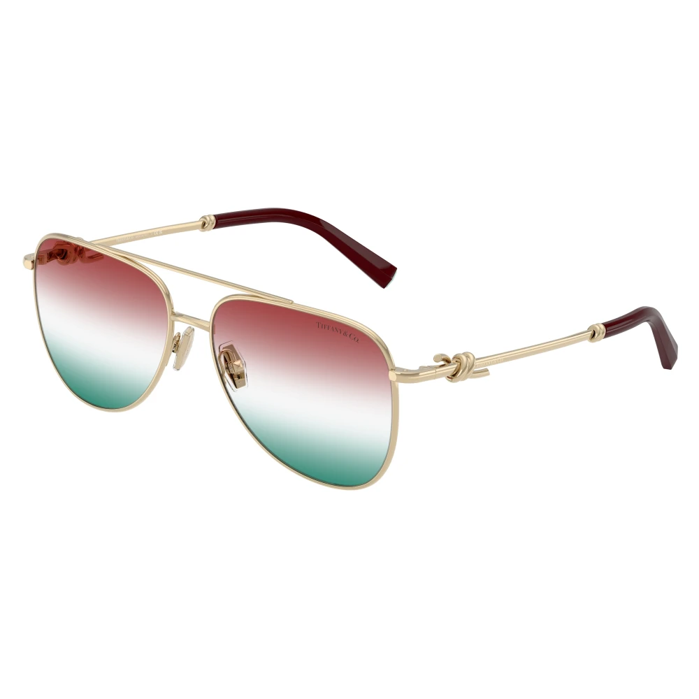 Tiffany Women's Yellow Sunglasses, 59 Mm, Aviator Sunglasses