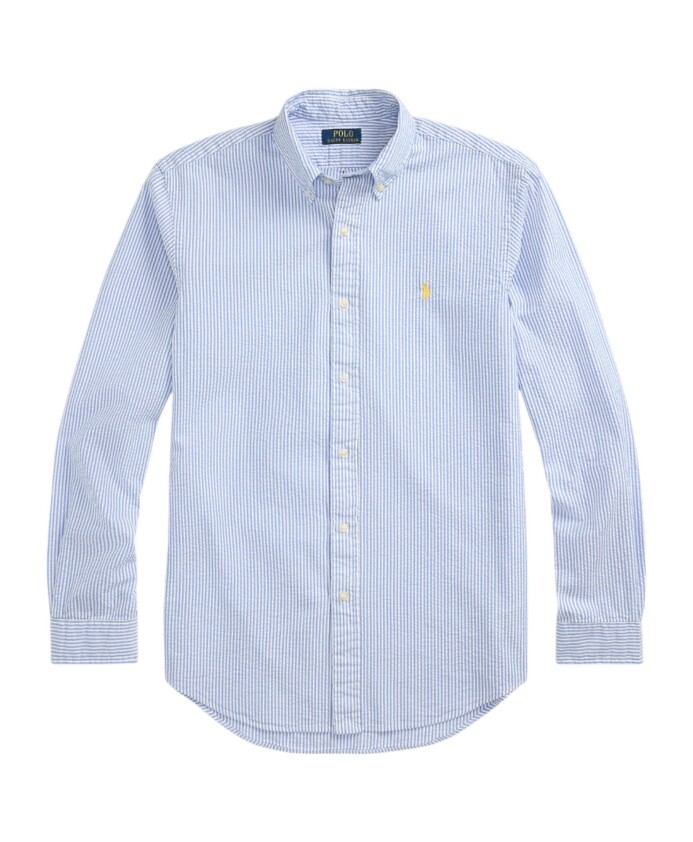 custom-fit-gestreept-seersucker-overhemd-blauw-en-wit