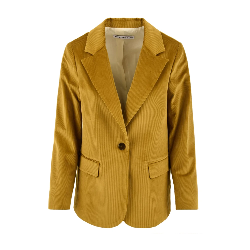 Attic and Barn Oker Jassen voor Stijlvolle Look Yellow Dames