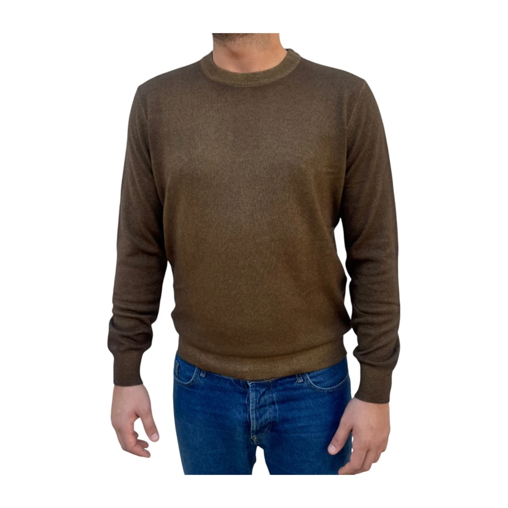 Kangra Ronde hals t-shirt Brown Heren