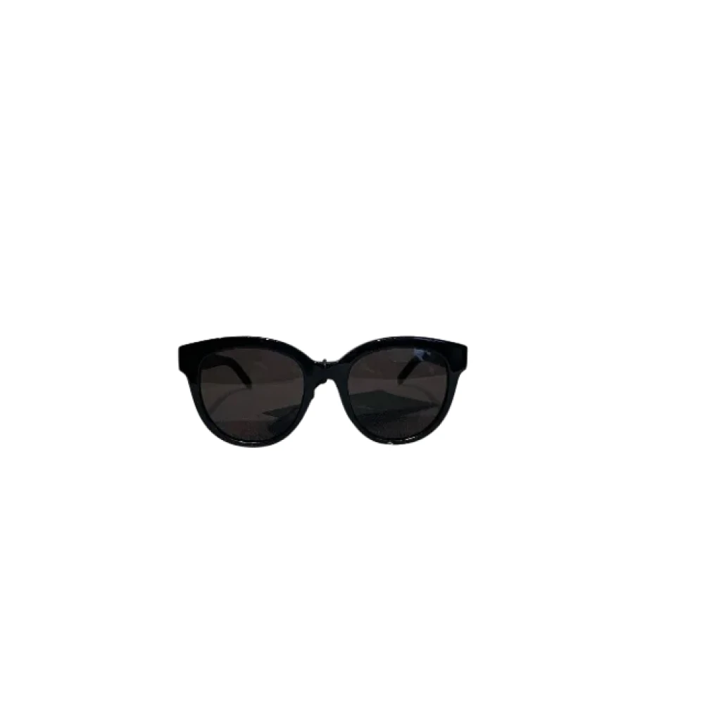 Saint Laurent Vintage Pre-owned Plastic sunglasses Black Dames