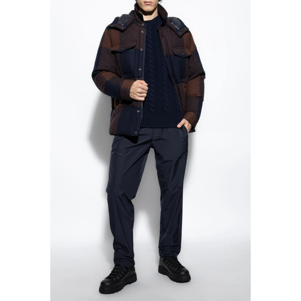 Moncler Donsjack Ladurns Blue Heren
