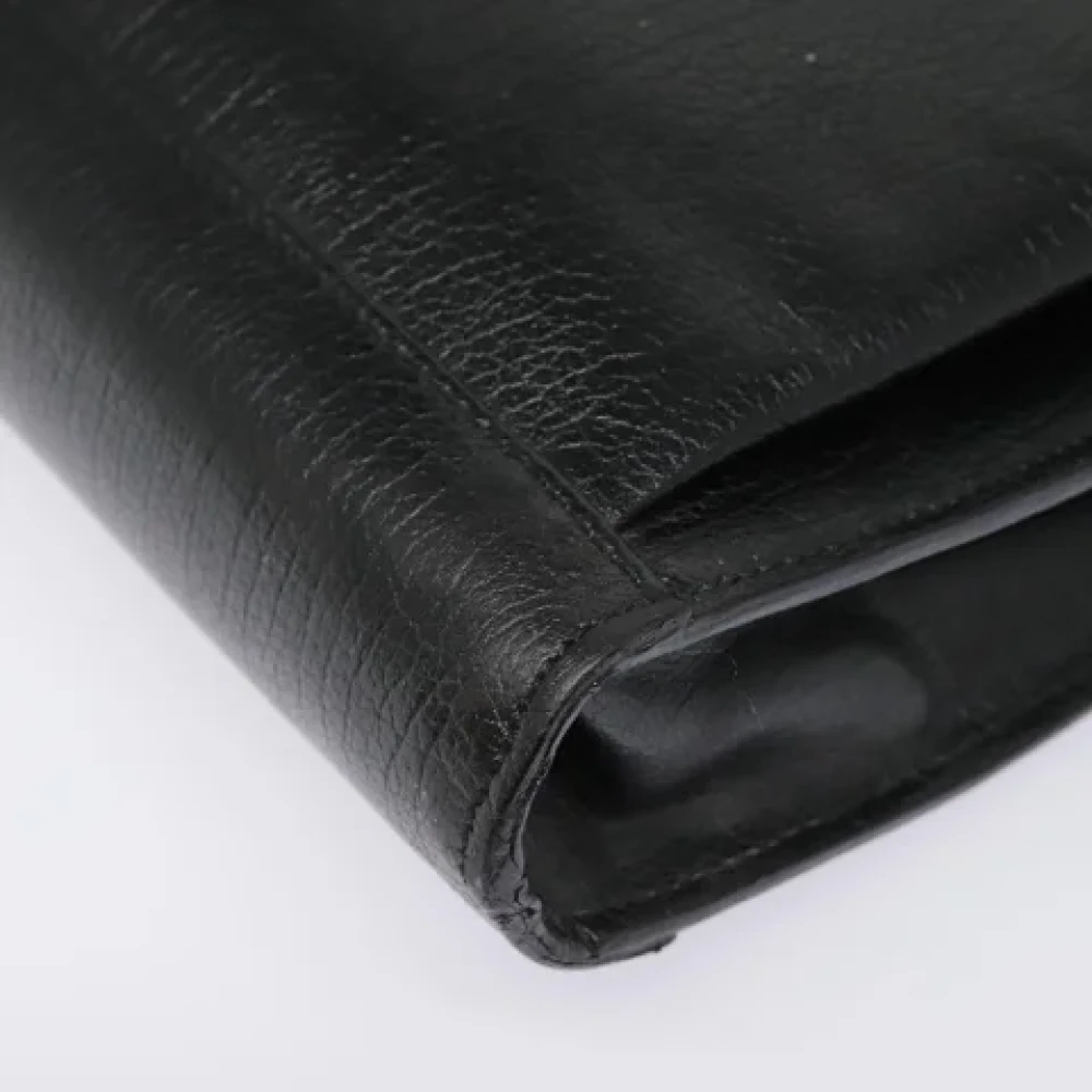 Bally Pre-owned Leather briefcases Black Heren