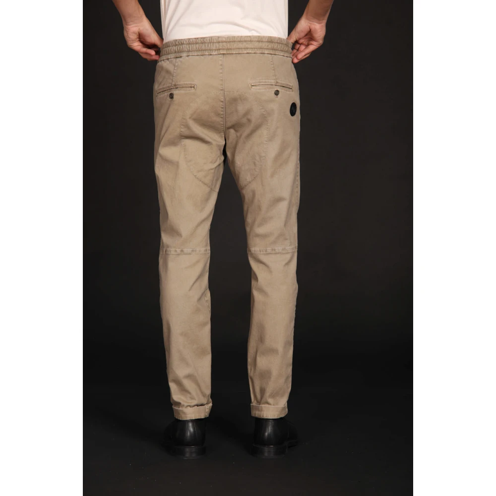 Mason's Stretch chino cargo broek John Sack Beige Heren
