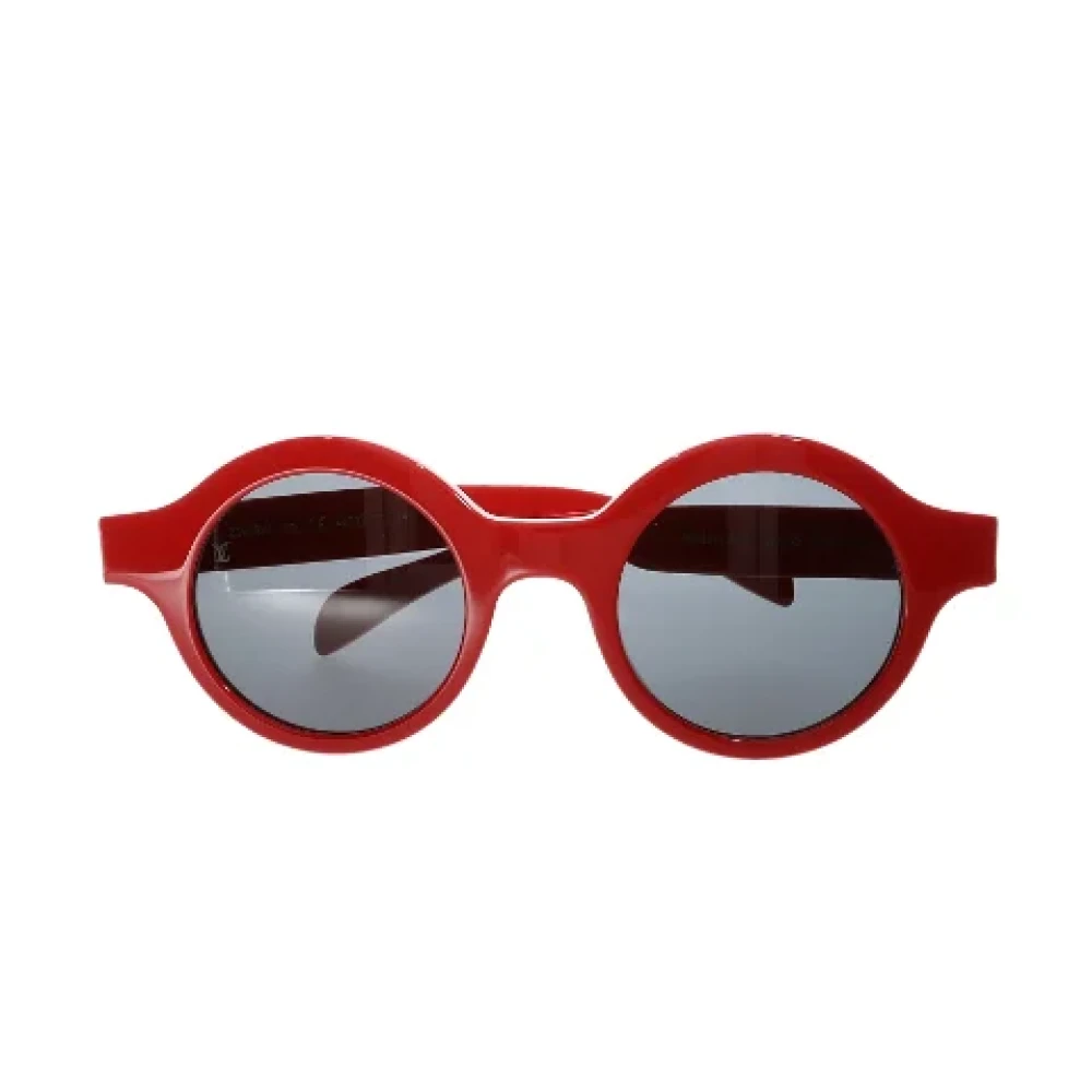 Louis Vuitton Vintage Pre-owned Plastic sunglasses Red Dames