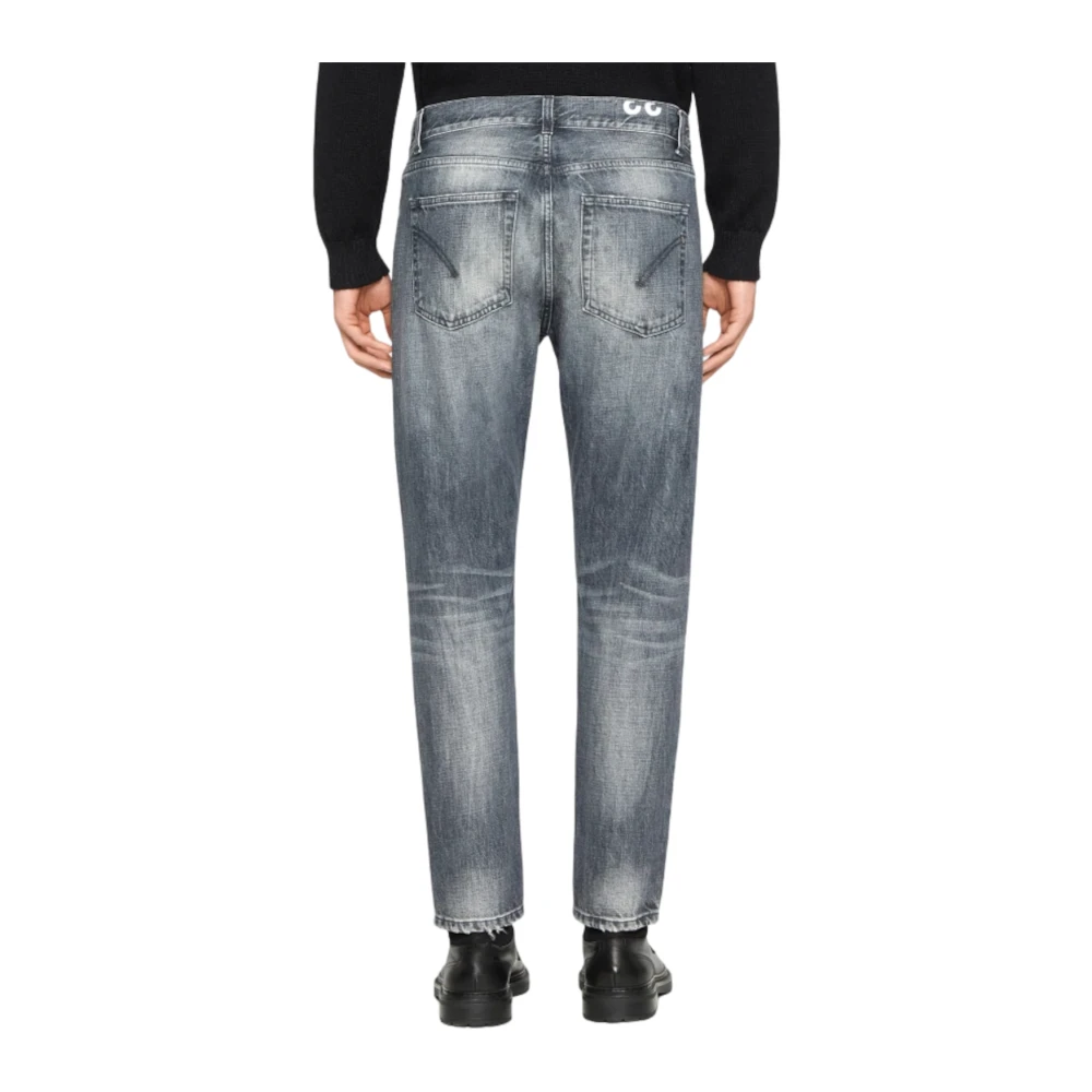 Dondup Slim Fit Carrot Jeans Gray Heren