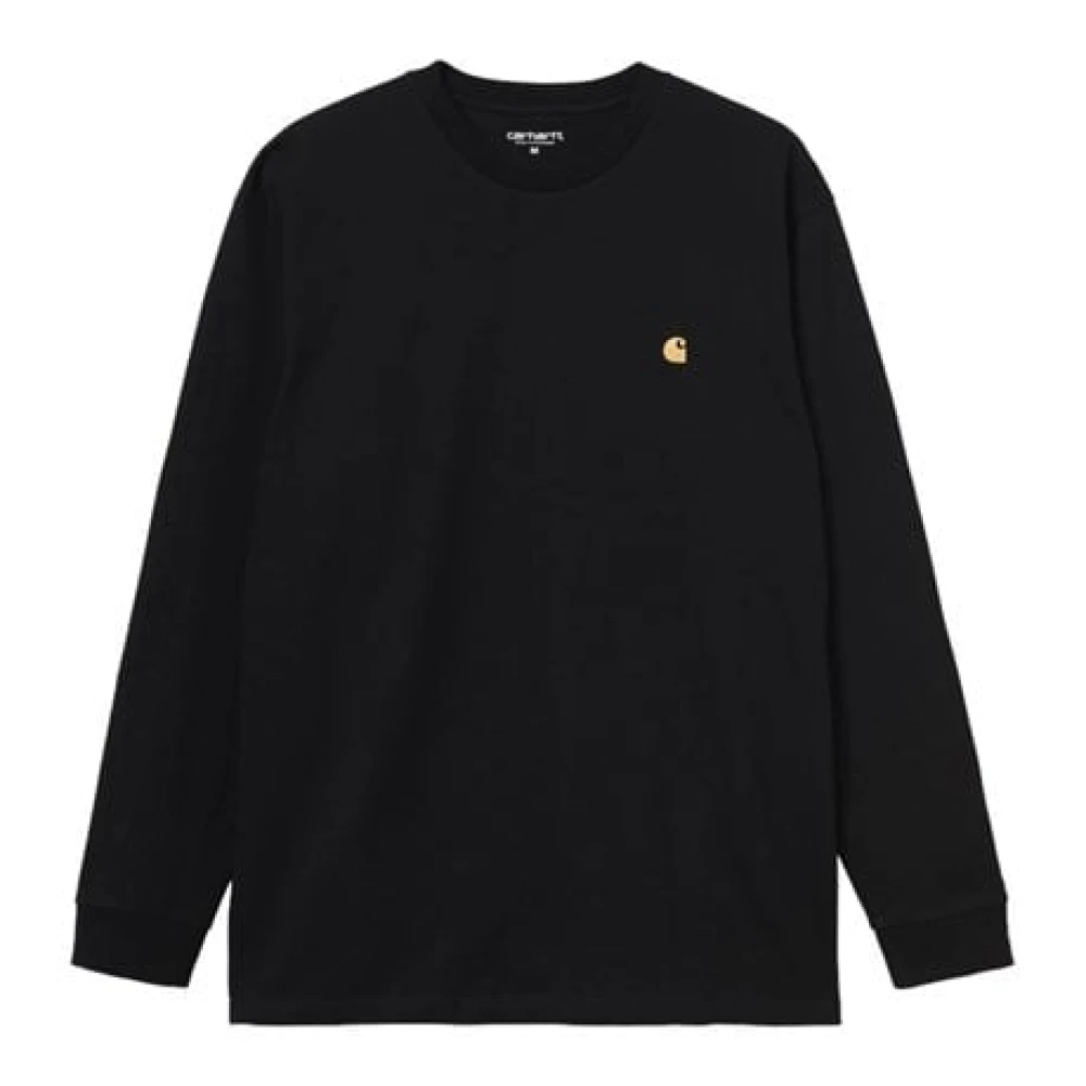 Carhartt WIP Chase Longsleeve T-Shirt Zwart Black Heren