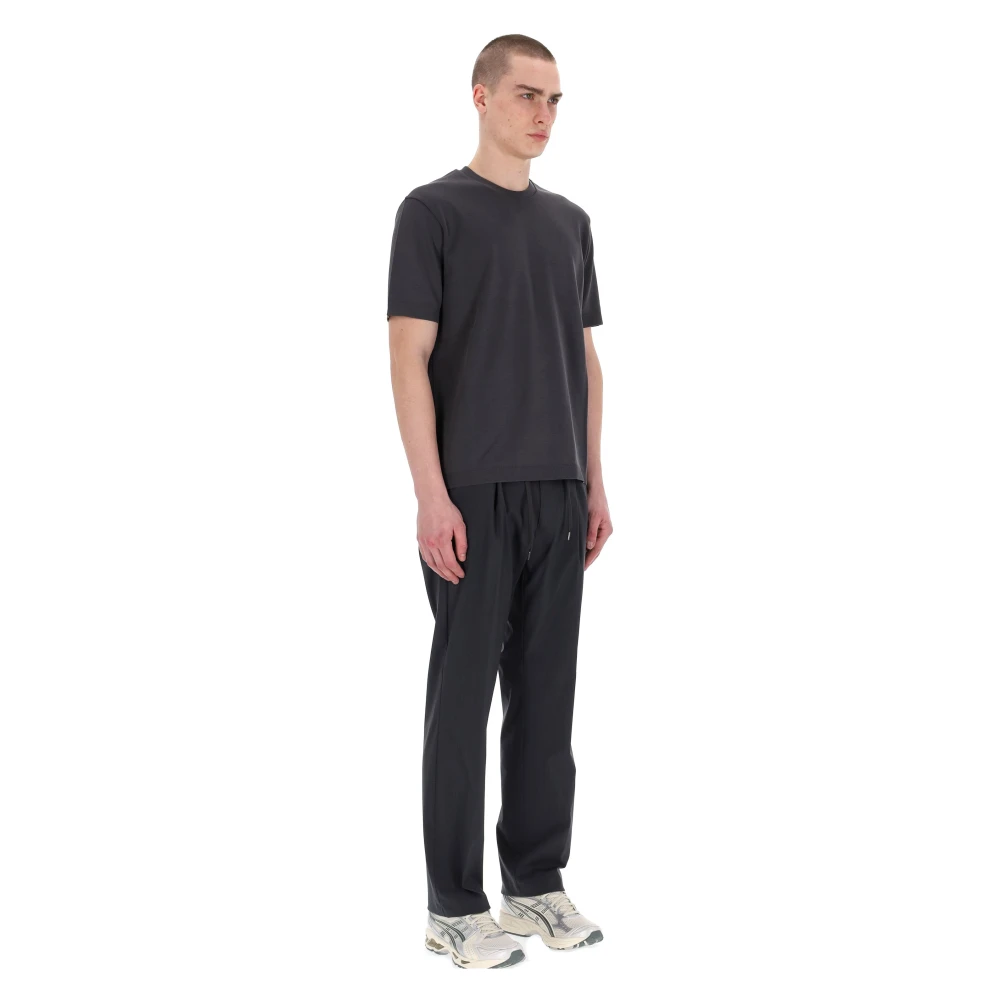 Herno Katoenen T-shirt en Polo Gray Heren