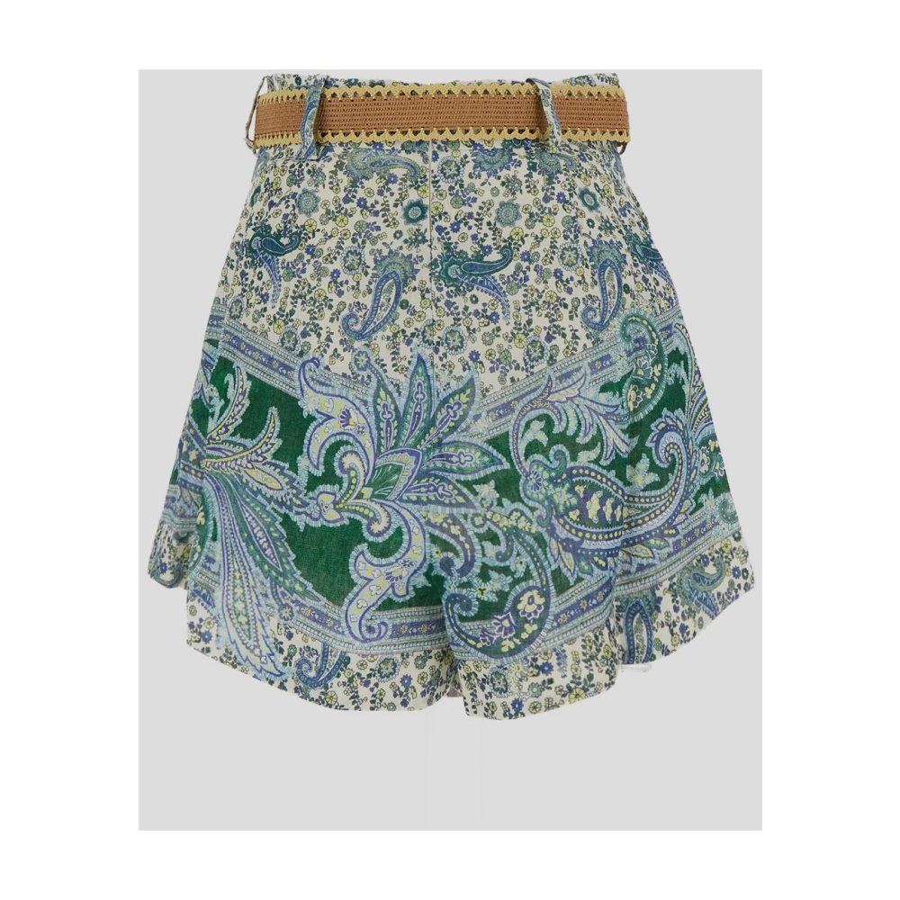 Zimmermann Linnen Tuck Short Multicolor Dames