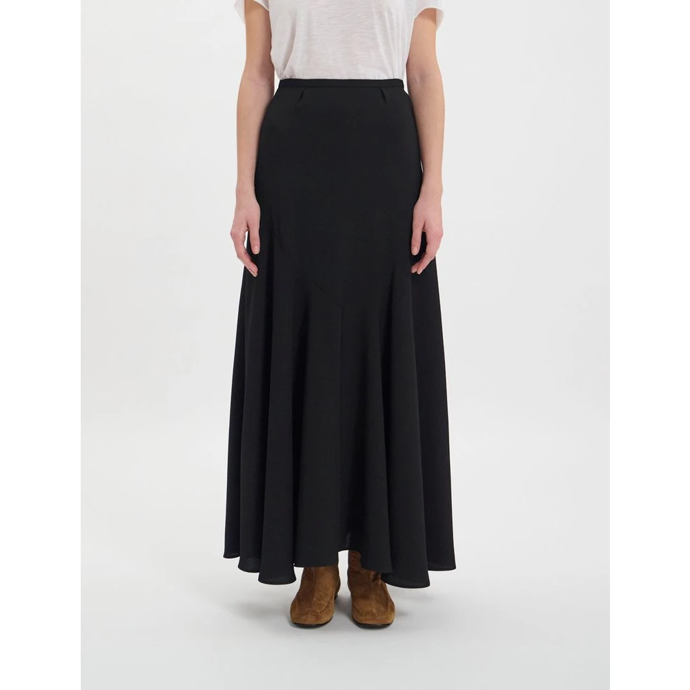 Ines De La Fressange Paris Velvette Skirt Black Dames