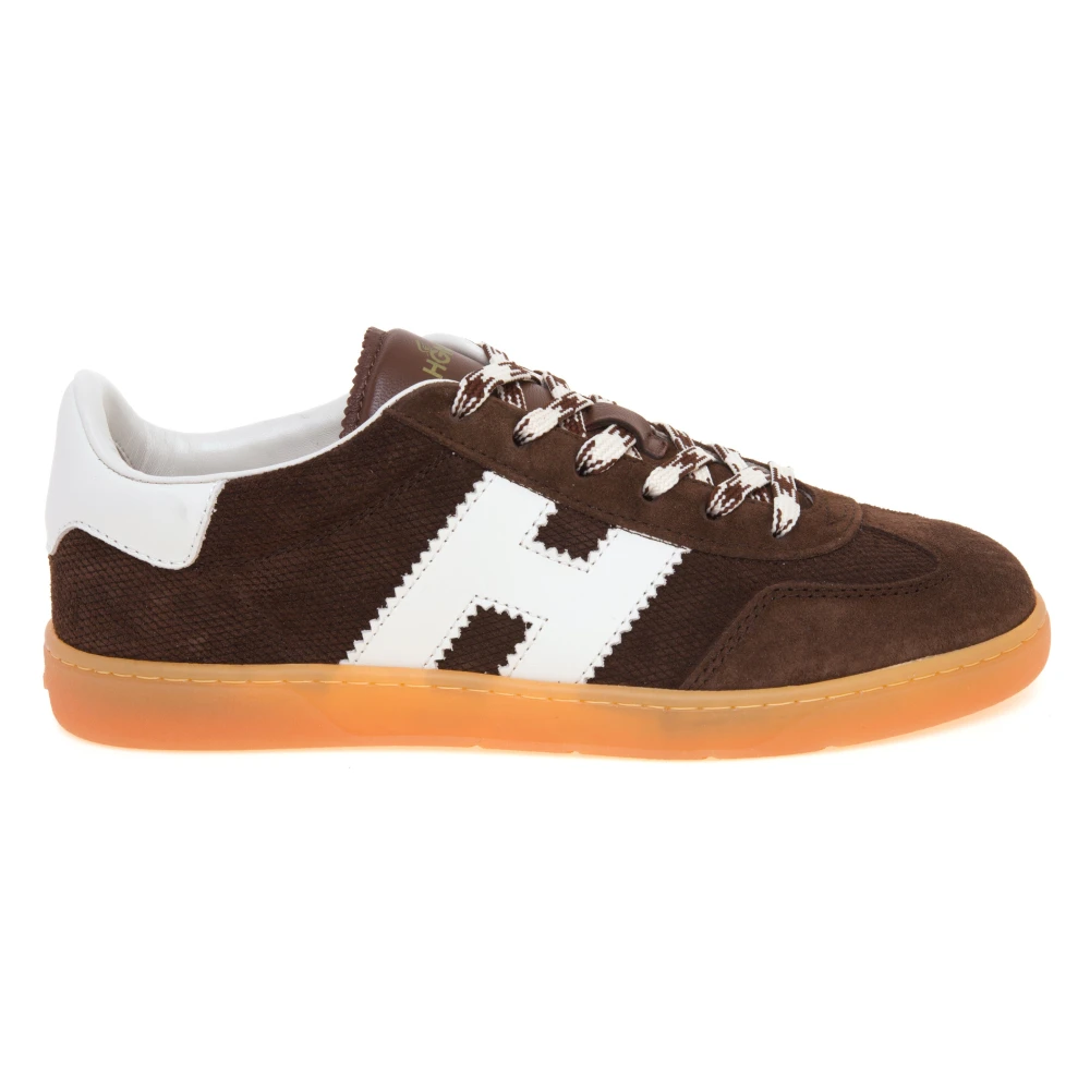 Hogan Cool Suede Sneaker Dames Schoenen Bruin